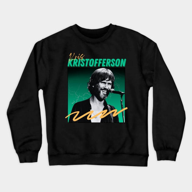 kris kristofferson***original retro Crewneck Sweatshirt by OtakOtak